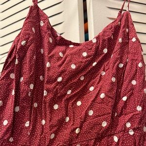Old Navy Red Polka Dot Mini Dress